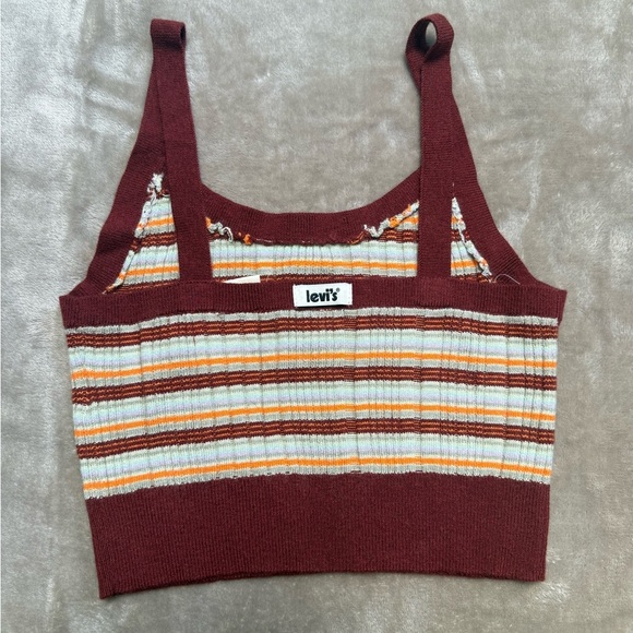 Levi’s Striped Women's Crop Top - Picture 2 of 3